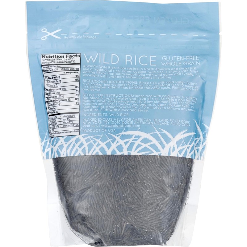 Roland Wild Rice, 5-Pound Bag