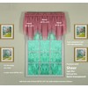 Today's Curtain Emelia Original Voile Ascot 25", Mauve, 40" W