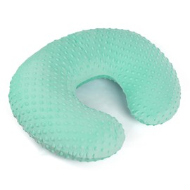 Nursing Pillow Covers Newborn, Breastfeeding Pillow Case Made Minky Fabric, Removable Nursing Covers Fits Breastfeeding Pillows for Baby Boys and Girls, Cover Only (Green)