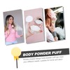 Healeved Pcs Powder Puff Plush Material Body Powder Puff for
