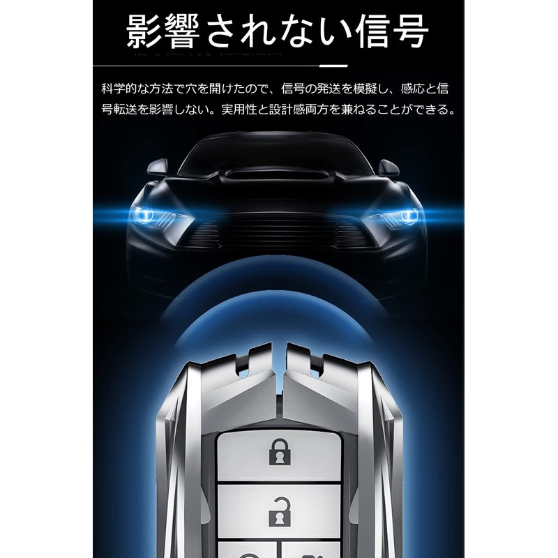 LETINGFAR Key Case, For Honda, Smart Key Case, Key Cover,