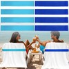 8 Pcs Beach Towel Bands, Sunbed Bands for Beach Towels Cruise Essentials, Beach Towel Clips Chair Bands Towel Holder, Windproof Sunbed Towel Straps for Summer Seaside Vacation (Blue)