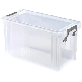 2.6L Allstore Storage Box, Box Colour Transparent, Box Material PP (Polypropylene), Box Type General Purpose Storage, External Depth - Imperial 9.44", External Depth - Metric 240mm, External Height -