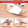 FRESINIDER Silicone Foam Dressing with Adhesive Border – Wound Dressing