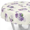 ANRO Oilcloth tablecloth, wax tablecloth, washable garden tablecloth, round, oval,