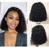 Curly Wig High Temperature Fiber Lace Front High Density
