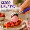 Ice Cream Scoop, Small Size Cookie Scoop with Trigger for
