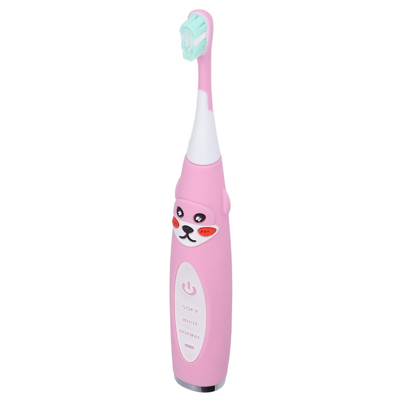 Kids Electric Toothbrush Sonic Smart Timer Cartoon Shape Soft IPX7