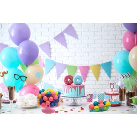 Fruidles Cotton Candy Gum Balls Fruit Flavored, Candy Buffet Treats, Machine Size Refills, Kosher Certified Parve, 1" Inch (2 Pounds)