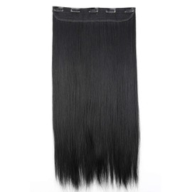 Prettyshop Clip-In Hair Extensions Straight 60 cm / 23.62 inches