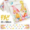 BOOMTOP Happy Easter Table Runner Easter Egg Gnome Easter Table