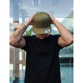 Metal Cap Men's Flexfit Snapback: Petrus Cross – Cap Men & Women Baseball Cap Men Black, black / white