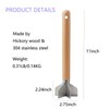 304 Stainless Steel Meat Chopper,6 Blade Ground Beef Masher with