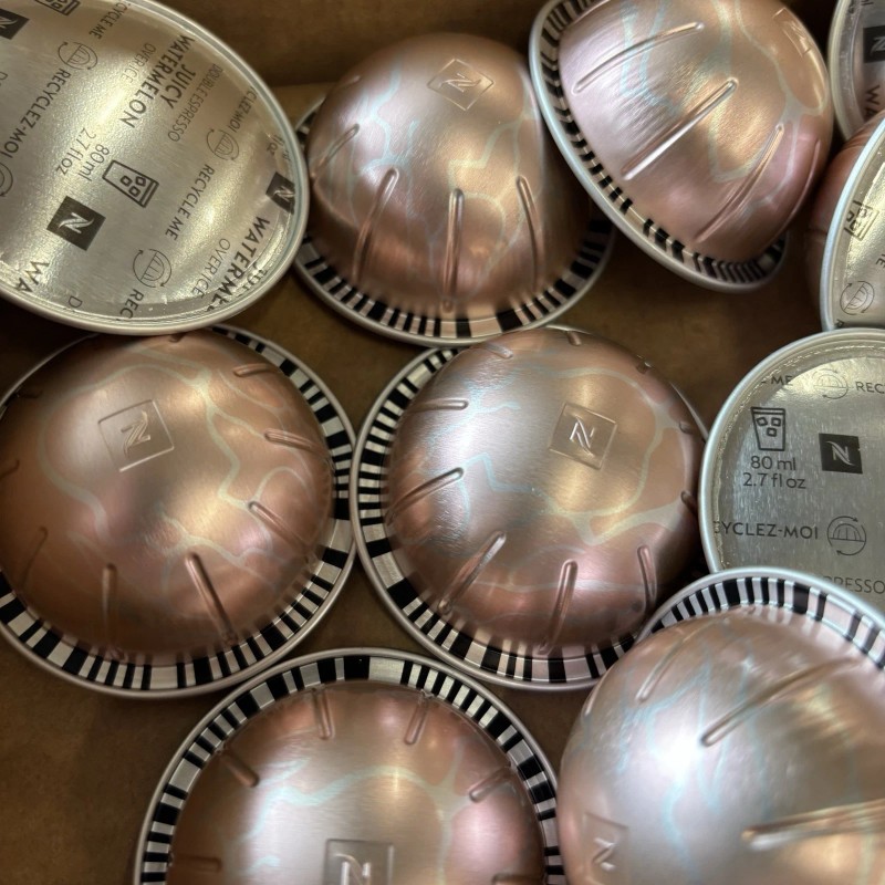 Nespresso Vertuo Juicy Watermelon Over Ice Flavor Pods, 20 Ct,