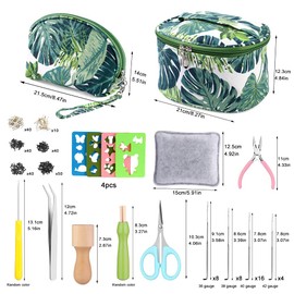 394pcs Needle Felting Kit for Beginners, Complete Needle Felting Tools and Supplies, Felt Starter Kit Wool Felt Tools with 50 Colors Wool Roving, Basic Needle Felting Kit for Beginners DIY Home Decoration