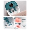 Foot Spa Bath Massager with Heat, Bubbles, Vibration, 16 Removeable