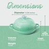 Enameled Cast Iron Bread Pan with Lid 11” Green Bread