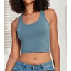 Joviren Cotton 4-Pack Crop Tank Tops for Women - Racerback