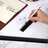 eBoot Plastic Ruler Straight Ruler Plastic Measuring Tool 12 Inches