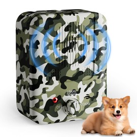 Anti-Bell-Gerät für Hunde, 3 Modi, 15 m, Ultraschall-Stopp-Bell-Gerät für drinnen und draußen, wiederaufladbares Hunde-Bell-Abschreckungsgerät, stoppt kleine, mittelgroße und große Hunde