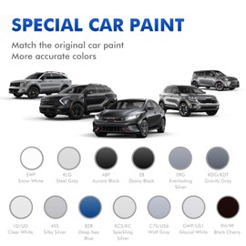 XTryfun 9H/9P Cherry Black Touch Up Paint for Kia, DIY Car Paint Scratch Repair Kit, Automotive Paint, Quick & Easy Fix Scratch Repair for Sportage/Sorento/Soul/Seltos/Rondo/Carens