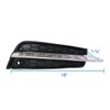 Spec-D Tuning Full LED Bumper Driving Fog Lights with Bezel