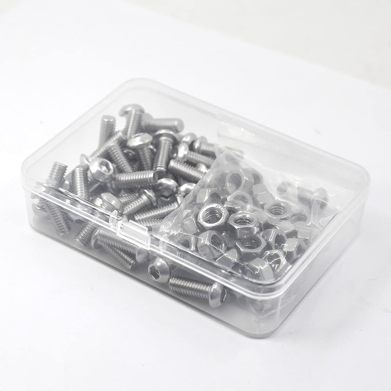 (40 sets) M6-1.0 x 10 mm Hex Socket Screws and