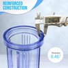 20 x 2.5-Inches Transparent Slim Whole House Water Filter Purifier