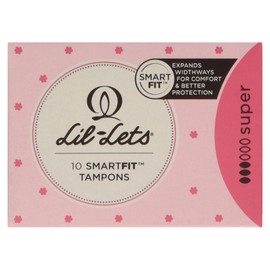 Lil-Lets 10 Smartfit Tampons Super