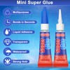 8 Pcs Super Glue, 3 Gram Multipack Mini Superglue Quick