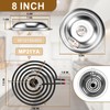 W10196405 W10196406 Electric Stove Burner Drip Pans & MP21YA MP15YA