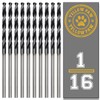 1/16 Inch Drill Bit (10 Pack) Industrial Grade M35 Cobalt