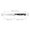 HENCKELS Classic Razor-Sharp 4-inch Paring Knife, German Engineered Informed by