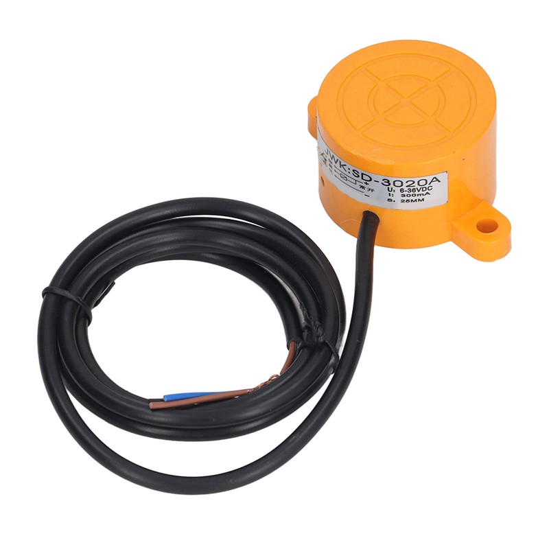 5PCS Cylindrical Proximity Switch NPN Normally Open Distance Approach Sensor