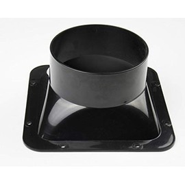 BATGXGO Duct Hose Duct Connector Plastic Flange for Ventilation System Plumbing Parts (100mm)