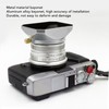 52mm Lens Hood, Retro Silver Square Lens Hood Shade for