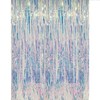 CHRORINE 6.5Ft/2M Rainbow Tinsel Foil Fringe Curtains Christmas Curtains Party