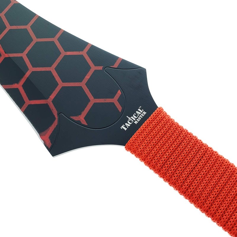 Tactical Master Fantasy Fixed Blade Machete with Nylon Carrier. for