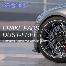 D1539 D1114 Front Rear Semi-metallic Brake Pads Set Compatible With 2013 Scion Fr-S,For 2011/2015-2016 Subaru Impreza,For Subaru BRZ Forester Legacy Outback Crosstrek XV Crosstrek