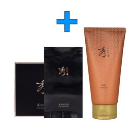 Sooryehan Black Ginseng Cushion Foundation No. 21 No. 23 Refill Tag + Sooryehan Cleansing Foam 100ml No. 21 Refill / 수려한 블랙 진생 쿠션 파운데이션 21호23호 리필 택+수려한 클렌징 폼 100ml 21호 리필