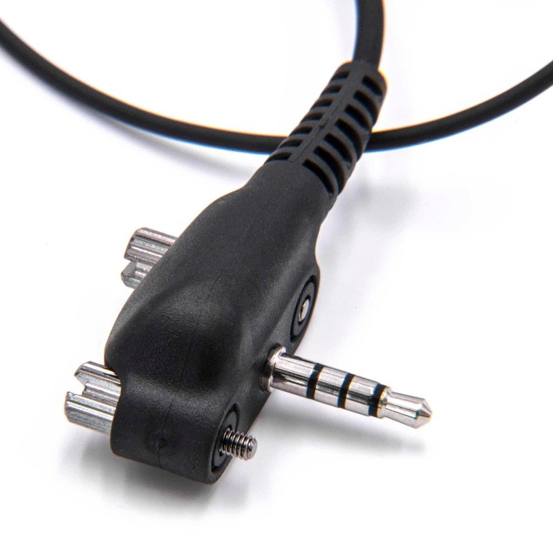 vhbw Headset Compatible with Yaesu/Vertex VX-130, VX-140, VX-146, VX-160, VX-180,