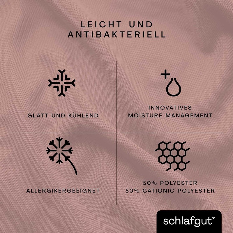 schlafgut Cool Contact Microfibre Fitted Sheet up to 100 x