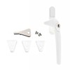 Genius® Cockspur Window Handle 9mm to 21mm White - Right