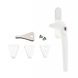 Genius® Cockspur Window Handle 9mm to 21mm White - Right Hand