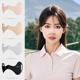 Butterfly Wing Cubic Logo Half Mask ELS-124 Black/FREE 3ea