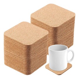 Posavasos de Corcho,30 Piezas Coasters,Posavasos de Bebidas Portavasos Reutilizables Absorbentes de Corchopara,Portavasos para Mesa,Posavasos...      