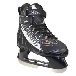 American Athletic Cougar Softboot Ice Hockey Skates for Men - Foam-Lined Ice Skates with Reinforced Ankle Support, Quick Lacing System, Stainless Steel Blade - Recreational Indoor & Outdoor Use (11)