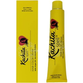 Permanent Hair Dye Blond Mahogany 7.5 Kachita Spell 3.52 oz 100 mL Professional Hair Color Cream with Keratin and Argan Oil, 100% Gray Coverage