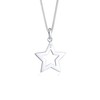 Elli Women's Star Pendant Necklace Astro with Crystals in 925