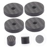 SEWACC 4pcs Carbon Fiber Speaker Isolation Feet Pads for Damping